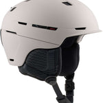 Anon Merak WaveCel Helmet 2022-2023 - A white helmet with a black chin strap and ventilation holes on top.