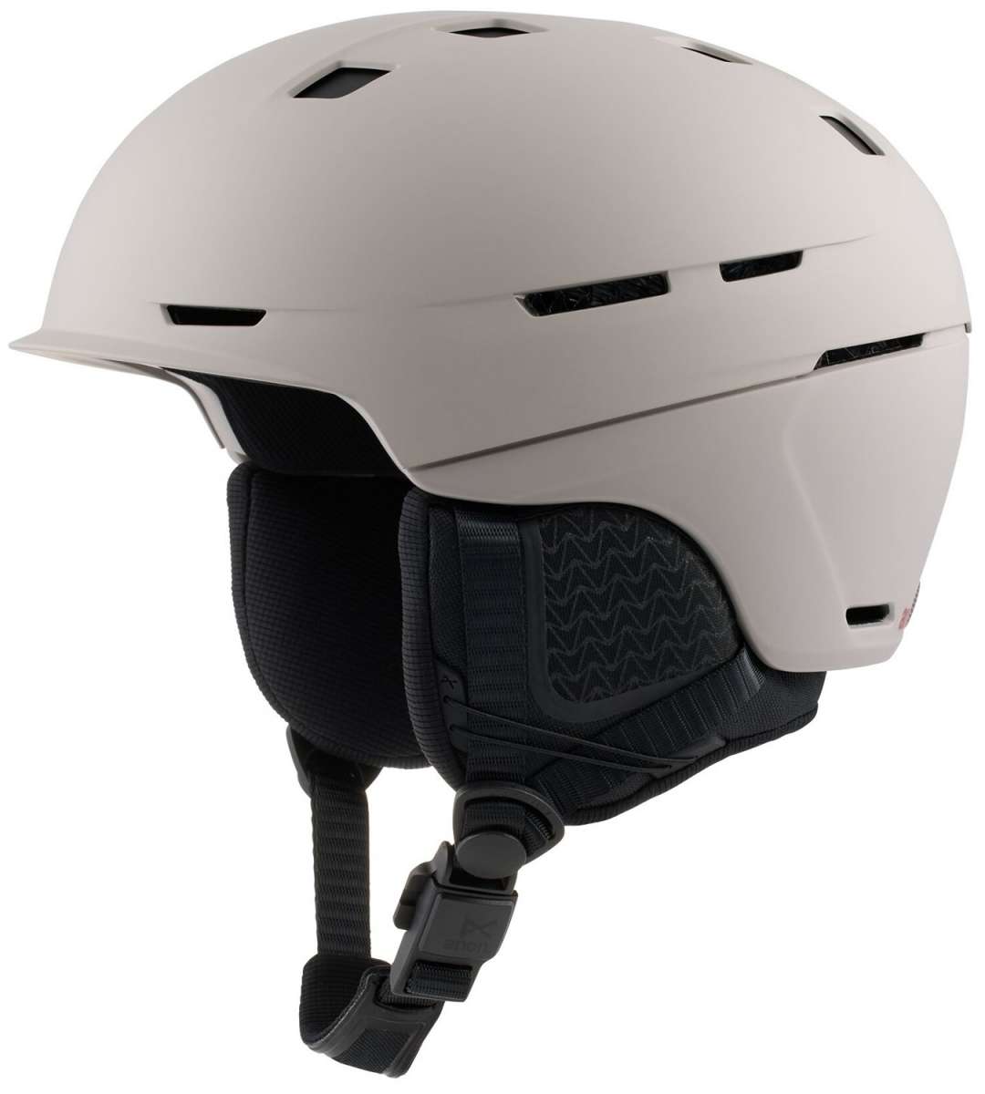 Anon Merak WaveCel Helmet 2022-2023 - Matte black helmet with a sleek, aerodynamic design and ventilation system on top.