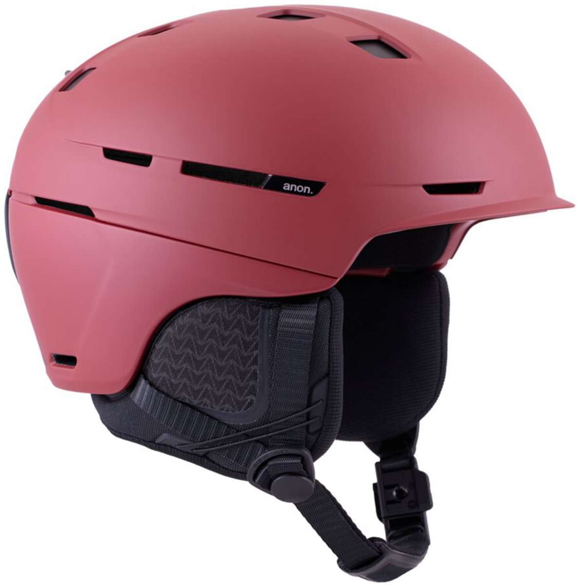 Anon Merak Wavecel Helmet 2024 - Matte black helmet with a sleek, aerodynamic design and ventilation system visible on top.
