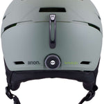 Anon Merak Wavecel Helmet 2024 - A matte black helmet with a sleek, aerodynamic design and a prominent Anon logo on the front.