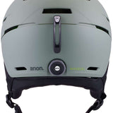 Anon Merak Wavecel Helmet 2024 - A matte black helmet with a sleek, aerodynamic design and a prominent Anon logo on the front.