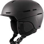 Anon Merak Wavecel Helmet 2024 - Matte black helmet with a sleek, aerodynamic design and ventilation system visible on top.