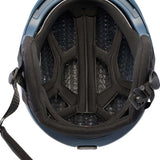 Anon Merak Wavecel Helmet 2024 - Black helmet with white logo on front and black chin strap.