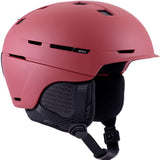 Anon Merak Wavecel Helmet 2024 - A matte black helmet with a white logo on the side and ventilation holes along the top.
