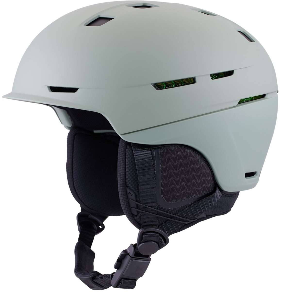 Anon Merak Wavecel Helmet 2024 - Matte black helmet with a sleek, aerodynamic design and ventilation system visible on top.