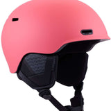 Anon Oslo WaveCel Helmet 2024 - Matte black helmet with a subtle wave pattern on the side and a small, round logo near the back.