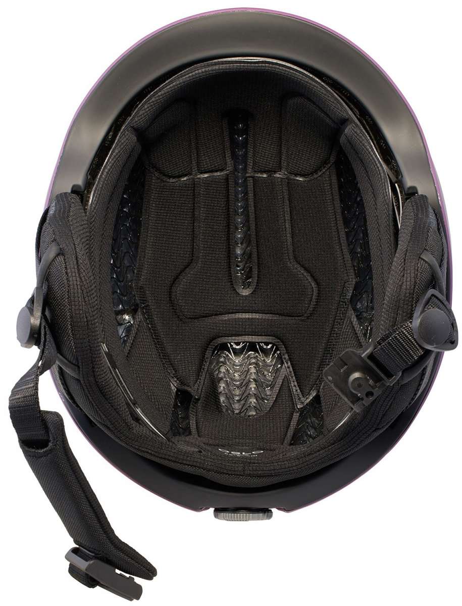 Anon Oslo WaveCel Helmet 2024 - Black helmet with a white logo on the front and straps on the back.