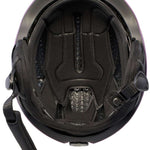 Anon Oslo WaveCel Helmet 2024 - Black helmet with a white logo on the front and straps on the back.