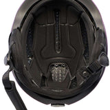 Anon Oslo WaveCel Helmet 2024 - Black helmet with a white logo on the front and straps on the back.