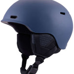Anon Oslo WaveCel Helmet 2024 - Matte black helmet with a sleek, aerodynamic design and subtle wave pattern on the side.