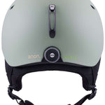 Anon Oslo WaveCel Helmet 2024 - A sage green helmet with a matte finish, featuring a sleek design and subtle branding on the front.