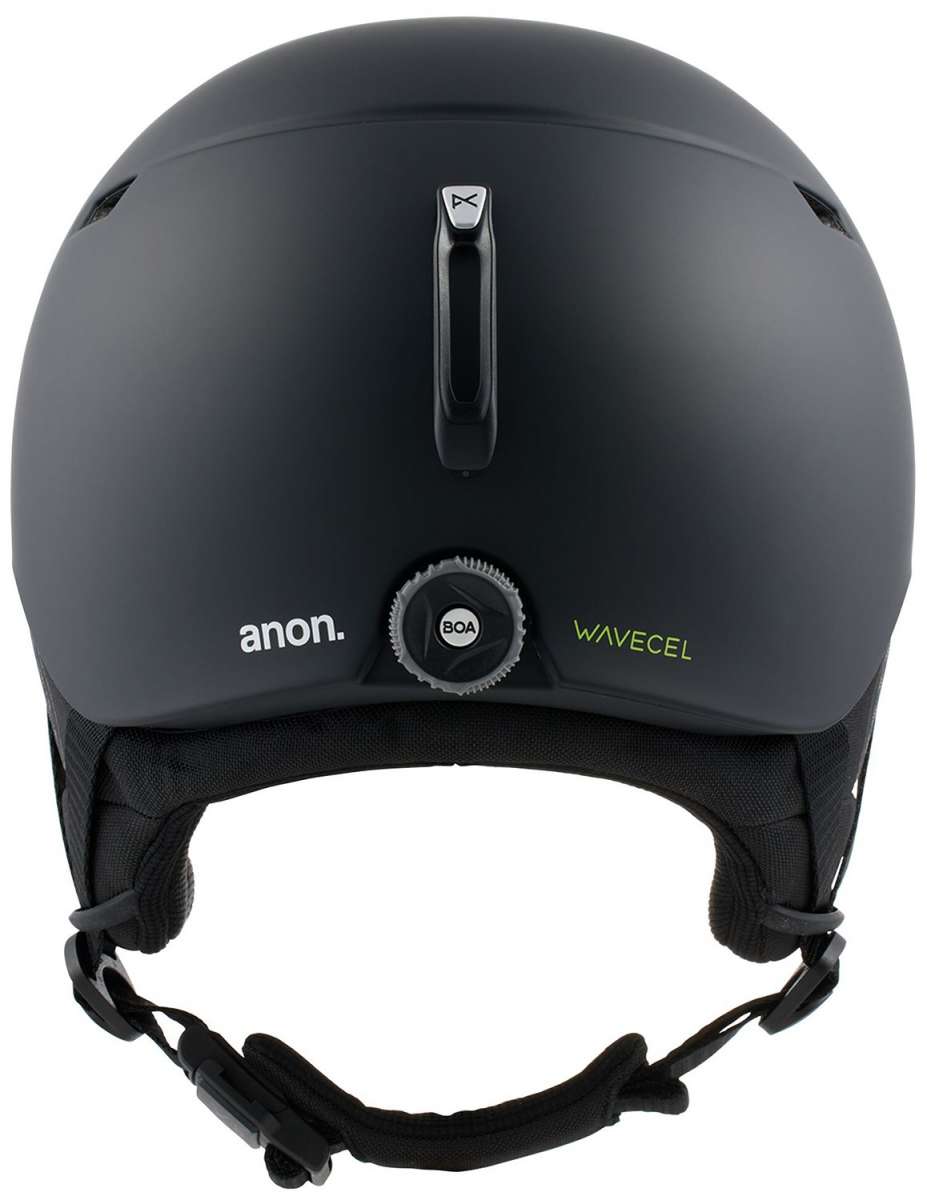 Anon Oslo WaveCel Helmet 2024 - Matte black helmet with a sleek, aerodynamic design and subtle WaveCel branding on the side.