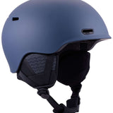 Anon Oslo WaveCel Helmet 2024 - Matte black helmet with a sleek, aerodynamic design and subtle wave pattern on the side.