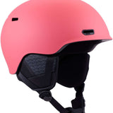 Anon Oslo WaveCel Helmet 2024 - Matte black helmet with a subtle wave pattern on the side and a small Anon logo at the back.