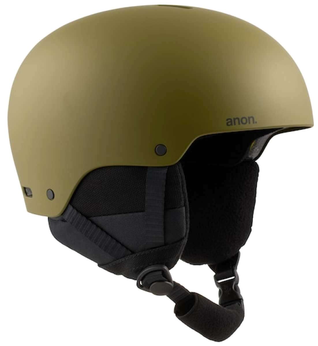 Anon Raider 3 Helmet 2022-2023 - Matte black helmet with a sleek, aerodynamic design and adjustable vents on top.