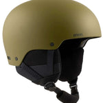 Anon Raider 3 Helmet 2022-2023 - Matte black helmet with a sleek, aerodynamic design and adjustable vents on top.