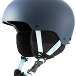 Anon Raider 3 Helmet - Matte black helmet with a white Anon logo on the side and a chin strap.