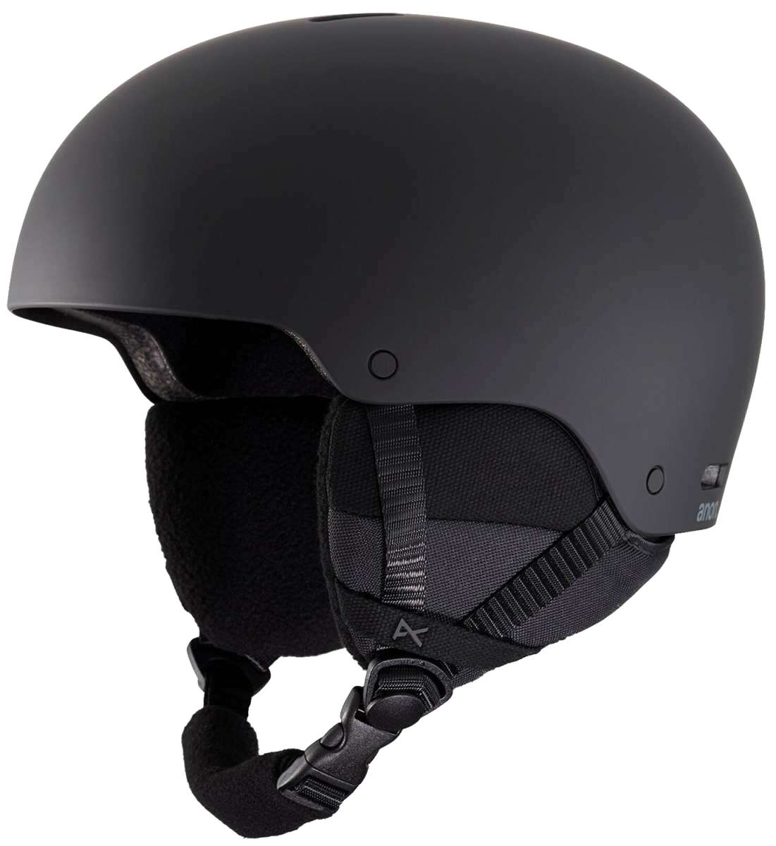 Anon Raider 3 Helmet 2022-2023 - Matte black helmet with a sleek, aerodynamic design and ventilation system visible on top.
