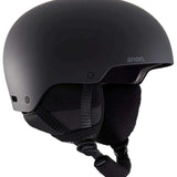 Anon Raider 3 Helmet 2022-2023 - Matte black helmet with a sleek, aerodynamic design and adjustable vents on top.