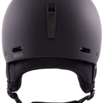 Anon Raider 3 Helmet 2024 - Matte black helmet with a sleek, aerodynamic design and adjustable vents on top.