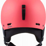 Anon Raider 3 Helmet 2024 - Matte black helmet with a white logo on the front and a strap at the back.