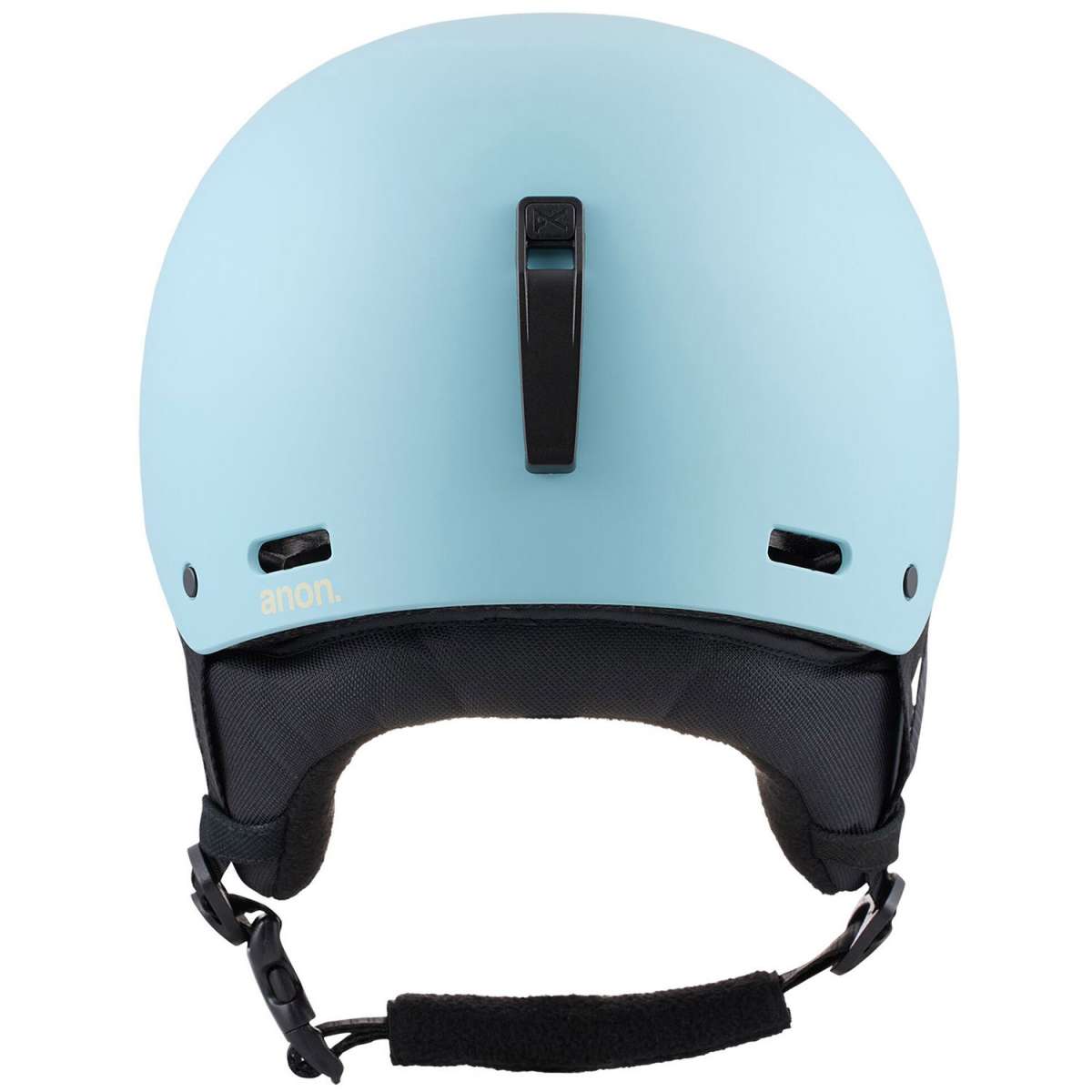 Anon Raider 3 Helmet 2024 - Matte black helmet with a sleek, aerodynamic design and a prominent Anon logo on the front.