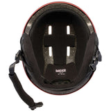 Anon Raider 3 Helmet 2024 - Black helmet with white logo on front and red accents around vents.