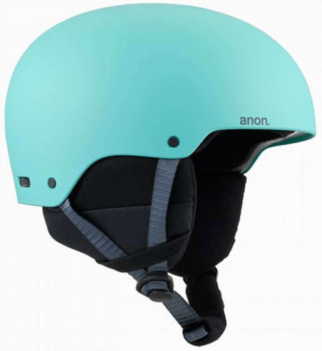 Anon Raider 3 Helmet 2024 - Matte black helmet with a sleek, aerodynamic design and a subtle logo on the front.