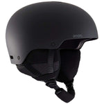 Anon Raider 3 Helmet 2024 - Matte black helmet with a sleek, aerodynamic design and a subtle logo on the side.