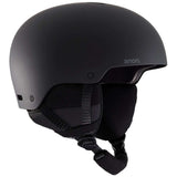 Anon Raider 3 Helmet 2024 - Matte black helmet with a sleek, aerodynamic design and a subtle logo on the side.
