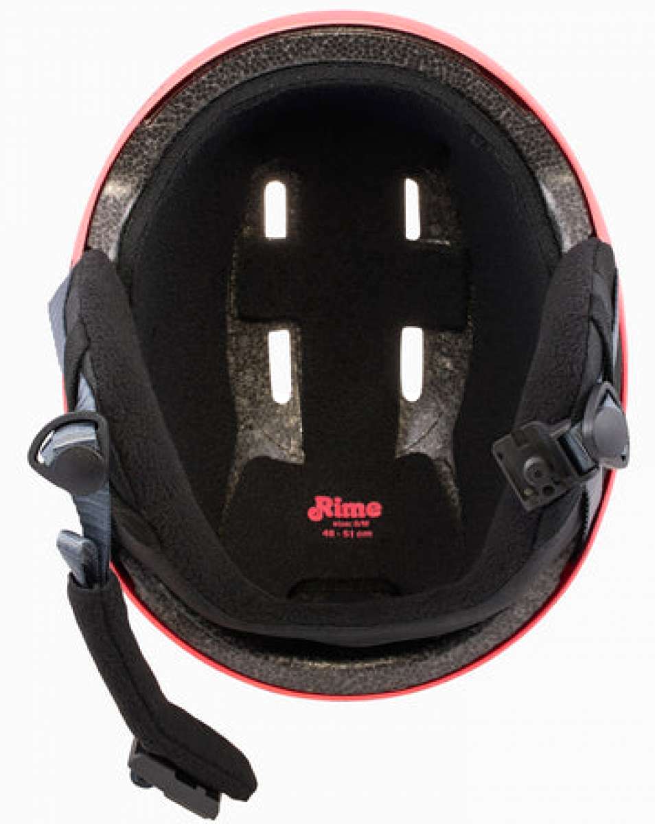 Anon Raider 3 Helmet 2024 - Black helmet with white logo on front and black chin strap.
