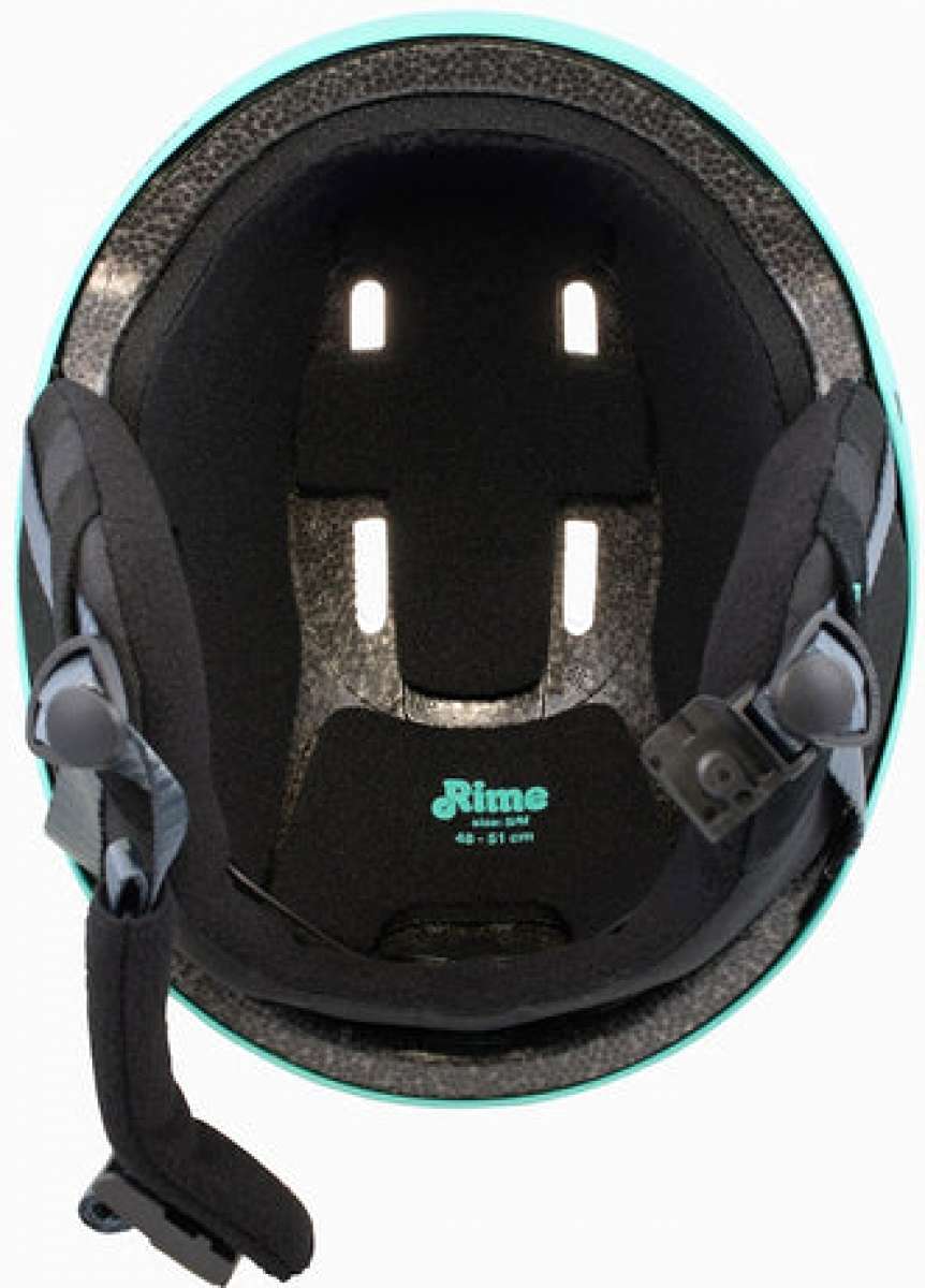 Anon Raider 3 Helmet 2024 - Black helmet with white logo on front and black straps.