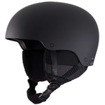 Anon Raider 3 Helmet 2024 - Matte black helmet with a sleek, aerodynamic design and adjustable vents on top.