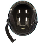 Anon Raider 3 Helmet 2024 - Black helmet with white logo on front and back, featuring a sleek design with vents on top and straps at the back.