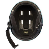 Anon Raider 3 Helmet 2024 - Black helmet with white logo on front and back, featuring a sleek design with vents on top and straps at the back.