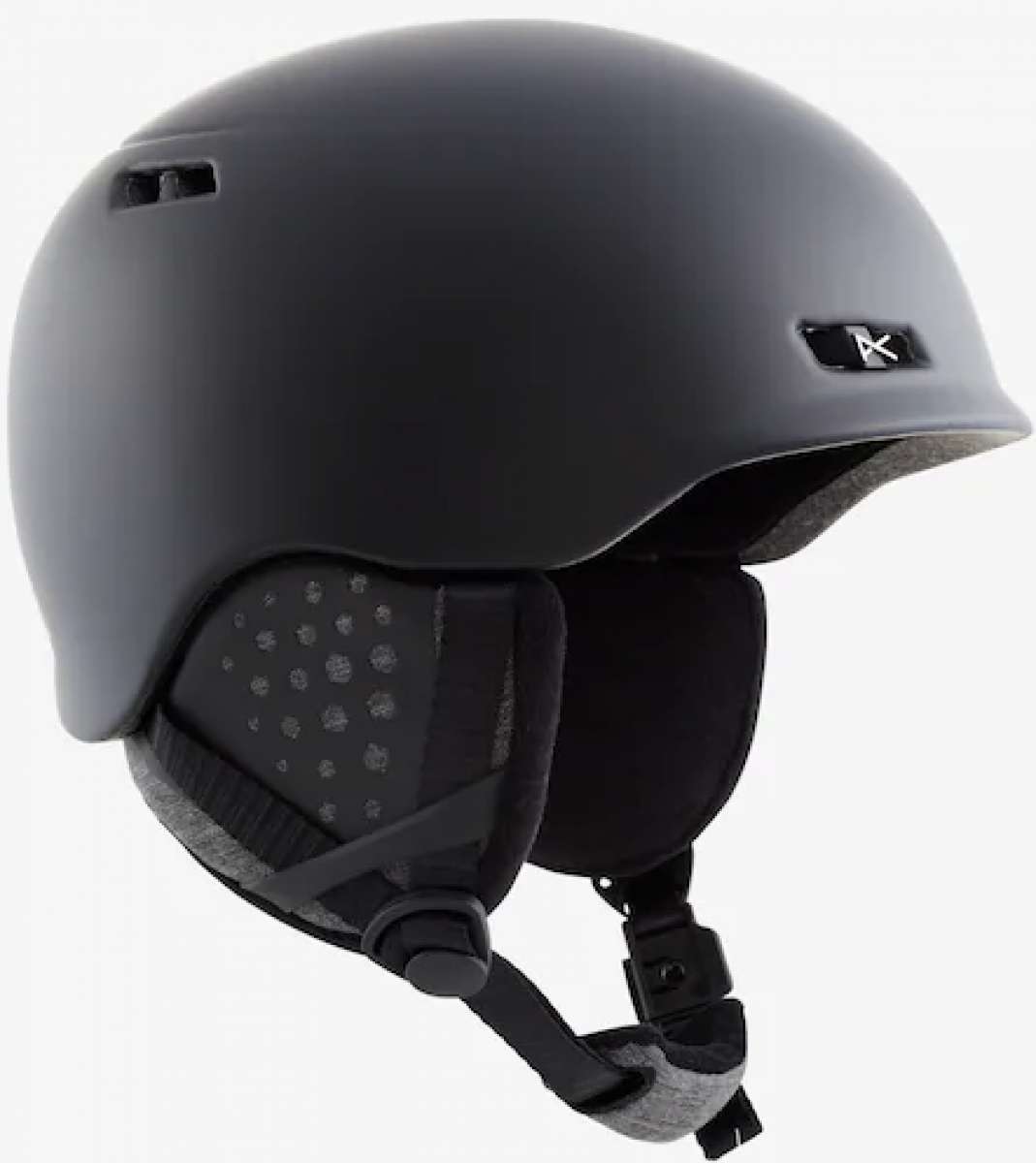 Anon Rodan Helmet 2024 - Matte black helmet with a sleek, aerodynamic design and ventilation system visible on top.