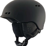 Anon Rodan MIPS Helmet 2024 - Matte black helmet with a sleek, aerodynamic design and a prominent Anon logo on the front.