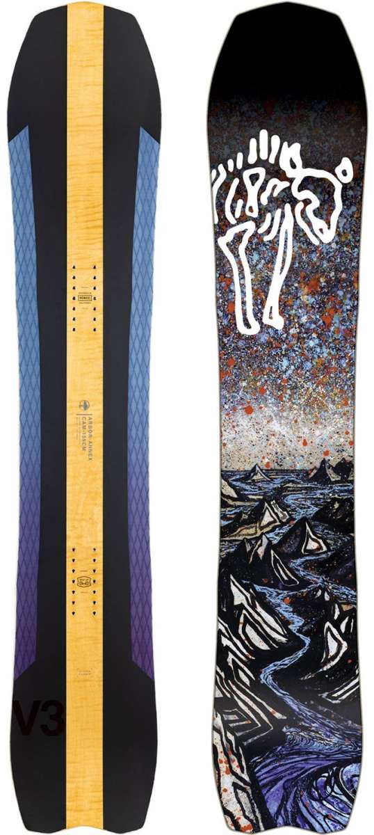 Arbor Annex Bi Camber Snowboard 2023 - A black snowboard with a white logo of a tree and the word "ARBOR" in small letters on top.