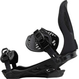 Arbor Cypress Snowboard Binding 2023 - Black snowboard bindings with a sleek, modern design and adjustable straps.