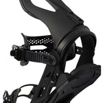 Arbor Cypress Snowboard Bindings 2024 - Black bindings with a sleek, modern design and silver buckles.