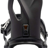 Arbor Cypress Snowboard Bindings 2024 - Black bindings with a sleek, modern design and silver hardware.