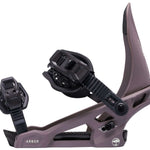 Arbor Women's Acacia Snowboard Bindings 2024 - A pair of women's snowboard bindings with a sleek, modern design and adjustable straps for a customizable fit.