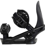 Arbor Women's Acacia Snowboard Bindings 2024 - Black bindings with a sleek, modern design and adjustable straps.