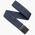 Arcade Ranger Belt 2023 - A dark gray belt with a subtle herringbone pattern and a black plastic buckle.