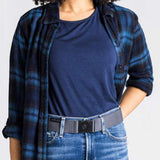 Arcade Ranger Belt 2023 - Black belt with silver buckle.