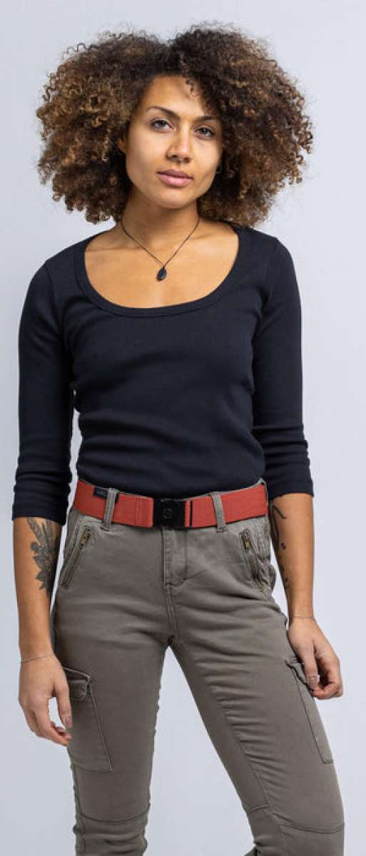 Arcade Ranger Belt 2023 - Brown leather belt with silver buckle.