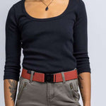 Arcade Ranger Belt 2023 - Brown leather belt with silver buckle.