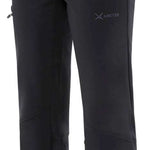 Arctix Women's Sarah Softshell Pant 2022 - A pair of black softshell pants with a subtle white logo on the left thigh.