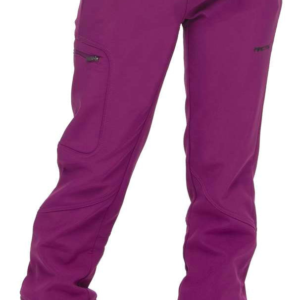 Arctix Women's Sarah Softshell Pant - Solid black pants with zippered pockets and belt loops.