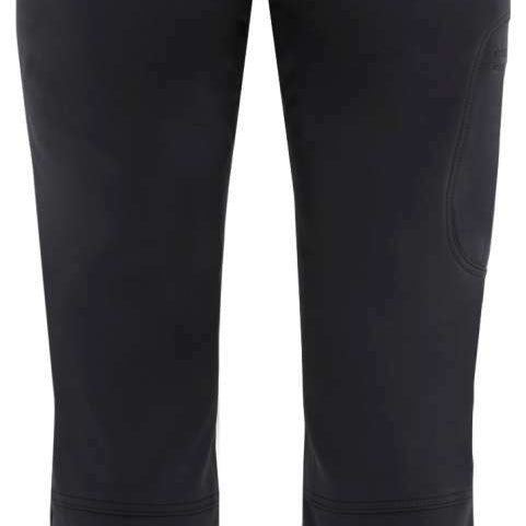 Arctix Women's Sarah Softshell Pant - A pair of black softshell pants with a belt loop and two small pockets on either side.